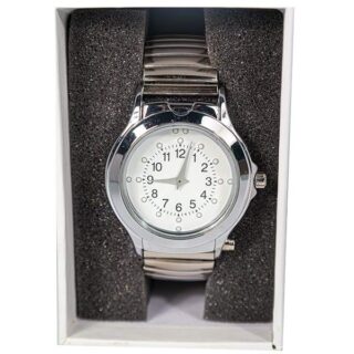 Touch Watch Dial, Slim Design, Anologue Face With Bold Numbers