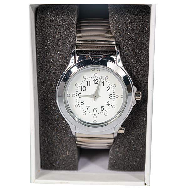 Touch Watch Dial, Slim Design, Anologue Face With Bold Numbers