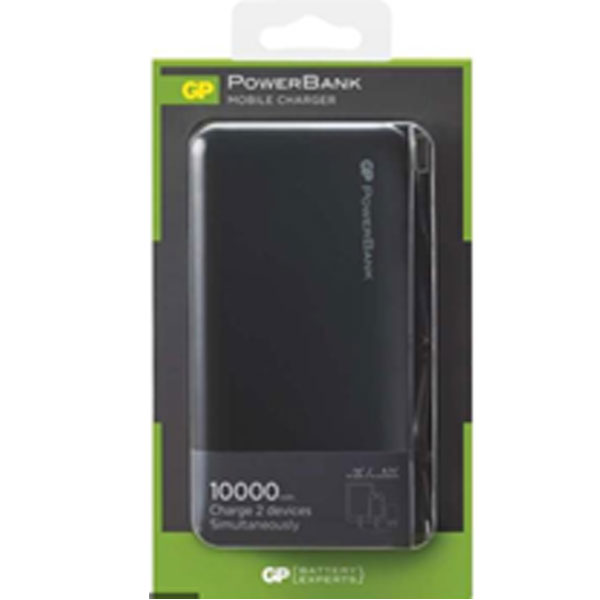 Power Bank Li-Polymer Battery 10000mAh GP Black (1)