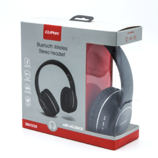 Cliptec Bluetooth Wireless Stereo Headset(Air-Muzik2) – Black