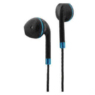 Cliptec Fiesta-Sonic Multimedia Earphone With Microphone And Controller(Blue)