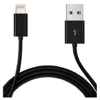 Usb Iphone Charging Cable – 1Mtr Terabit Black
