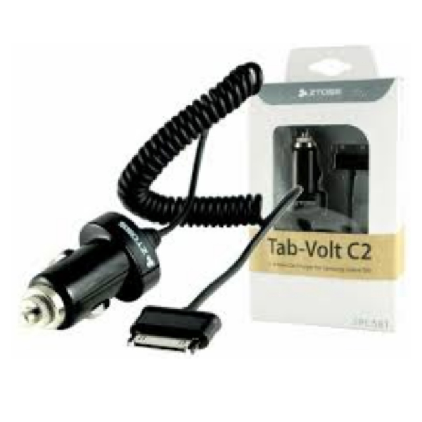 Tab-Volt C2 – 2.1A Mini Car Charger For Samsung Galaxy Tab Ztoss Black (1)