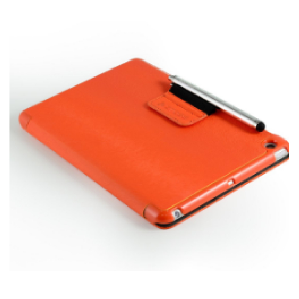Mini-Workstation Slim Folio Case for iPad Mini (With Stylus & Screen Protector) Ztoss Orange – Complete Protection and Productivity