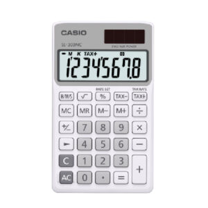 SL-300NC-WE Pocket Size Calculator 8 Digits Casio 2 Way White