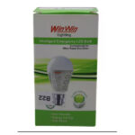 LED Bulb 9 Watts, B22, Daylight, Glass Top