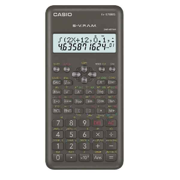 Casio Fx-570MS Scientific Calculator – 10+2 Digits, Reliable Exam Companion - Whitesun Group