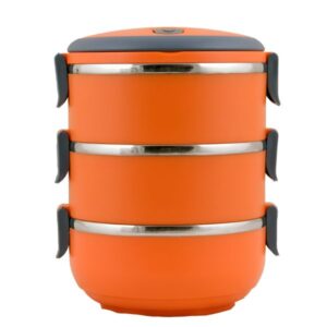 Food Container, 3 Layers,Air Tight 3Layers 2.1L
