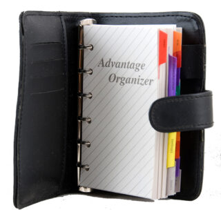 Organizer Regular Filo Fax Black Color 5 Inch | Stay Organized in Style