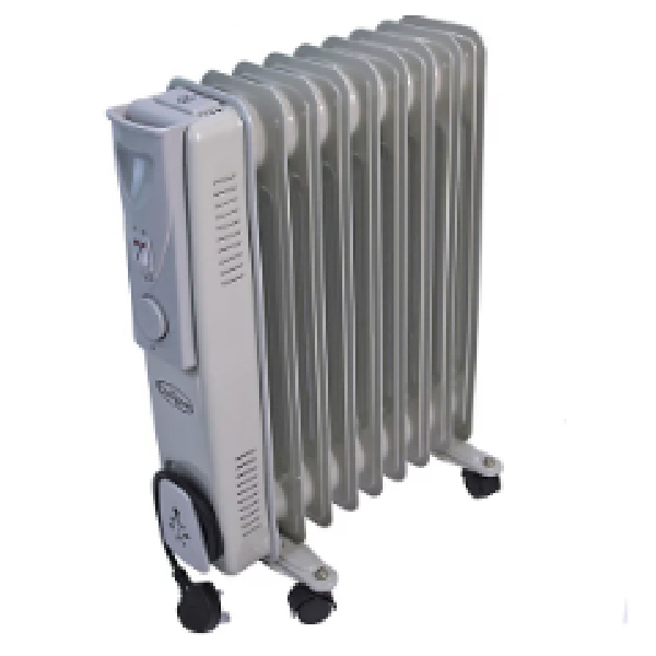 Oil Radiator 2000W With 9 Fins, Automatic KSD Thermostat, BT Power Cord Efficient Home Heating Solution