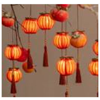 Painted Winter Melon Lantern Assorted Color