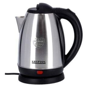 Krypton Electric Kettle 1.8L, 1500W, Black & Silver