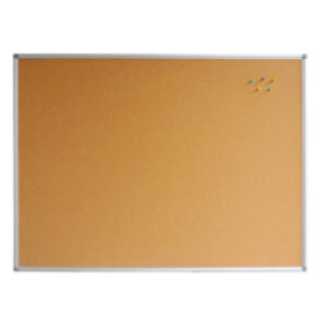 60x90cm Cork Board Single Side, 1mm Cork Sheet With Aluminum Frame 1.7×1.7cm