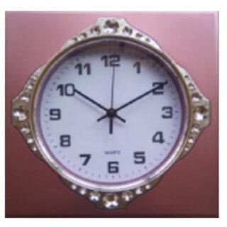 Clock 2515A2, Colored Border, Very Fancy Clock
