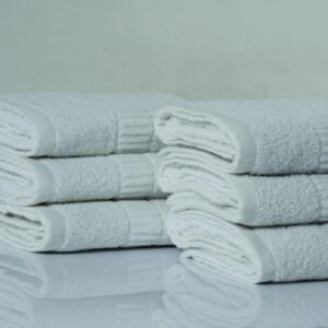 WHITE BATH TOWELS, 70*140CM