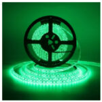 LED Strip Light – 30LED/M, Green Non-Waterproof, 5 Meters 
