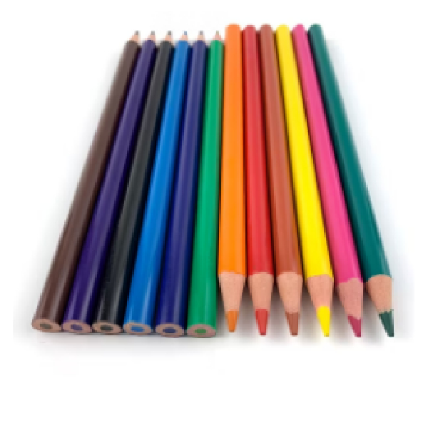 Color Pencil 12Pcs In A Triangular Box 7inch — TriArt Color Pencil Set