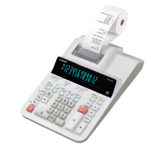 DR-120R-WE Printer Calculator 12 Digits Casio Ac 240V - Whitesun Group