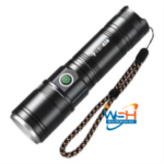 USB Type-C Rechargeable LED Torch – 1000lm, 3000mAh, 500m Range