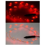 Outdoor 3 M LED Light 56 LEDs With Adaptor Red – Vibrant Weatherproof Glow