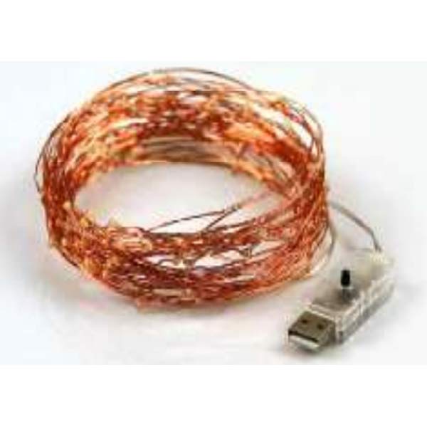LED String Light USB Powered 10M Warm White