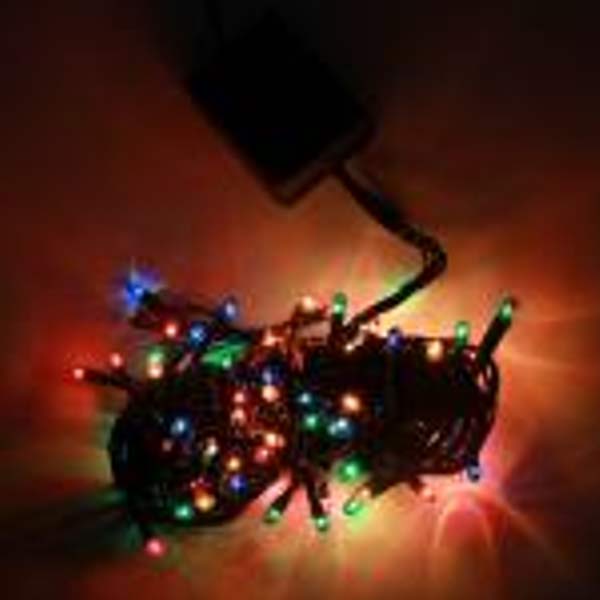 LED Light AC 220V-250V, 100 Pcs Wide, 10M – RGB, 7×1.6mm Wire, 3 Pin BS Plug
