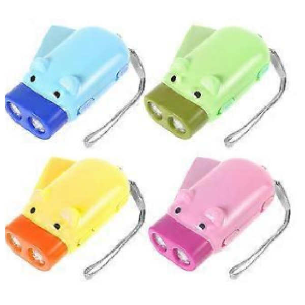 Hand Pressing Flash Light 2 LED
