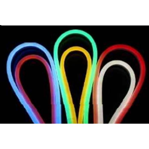 LED Rope Light 36LED/M, 1M Cut, IP44, 220-240V, 2W/M, 100M Green Glow
