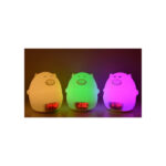 Pig Alarm Clock Night Light With Colorful Light – 7 Colors Rechargeable
