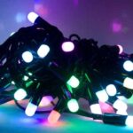 LED Bullet Lighting String – 4W, 5 Meter, Black Cable, RGB