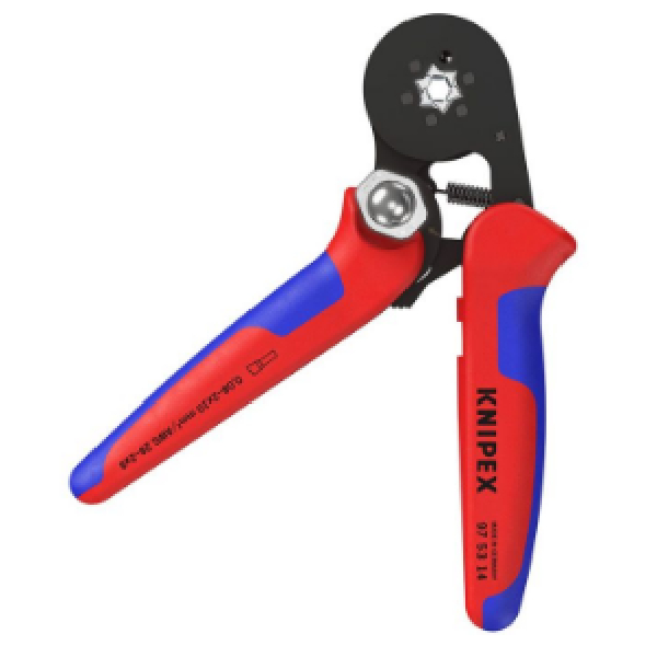Precision Crimp Control Pliers – Crimp Lever Pliers, 180mm, 0.08–10mm², Component Handles, Knipex