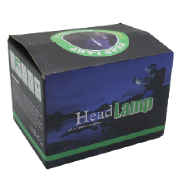 USB Rechargeable Head Lamp 15W, 200-500 Meter, ABS Body With USB Cable